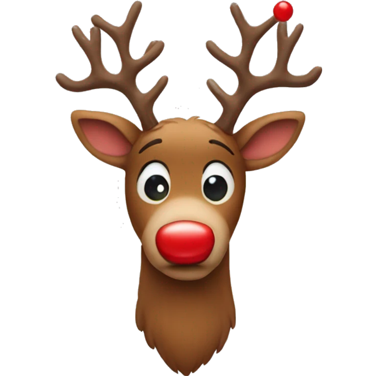 Red Nosed Reindeer emoji