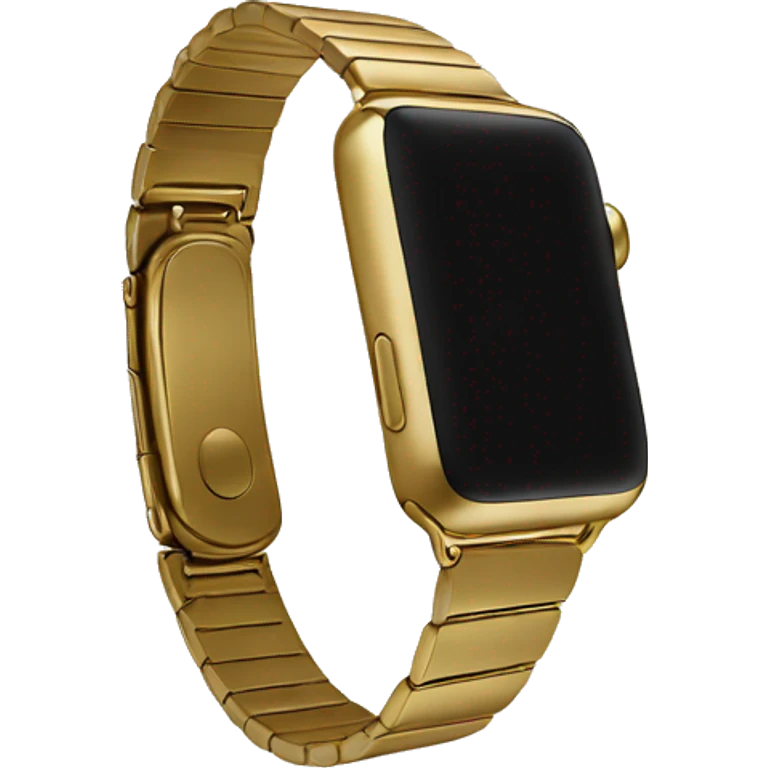 Gold apple watch emoji
