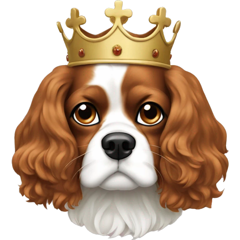 King Charles cavalier ￼ emoji