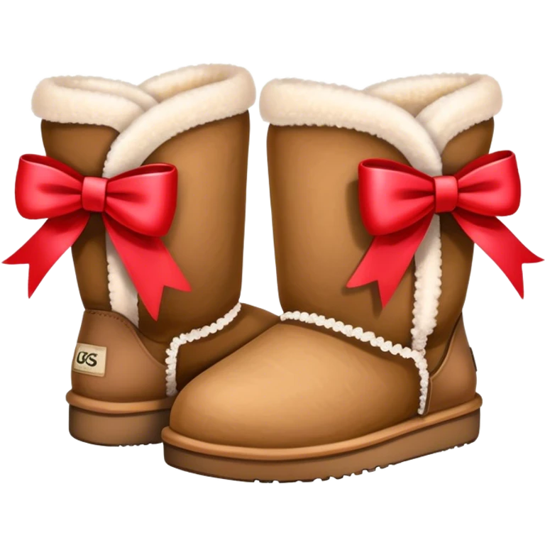 uggs with bow emoji