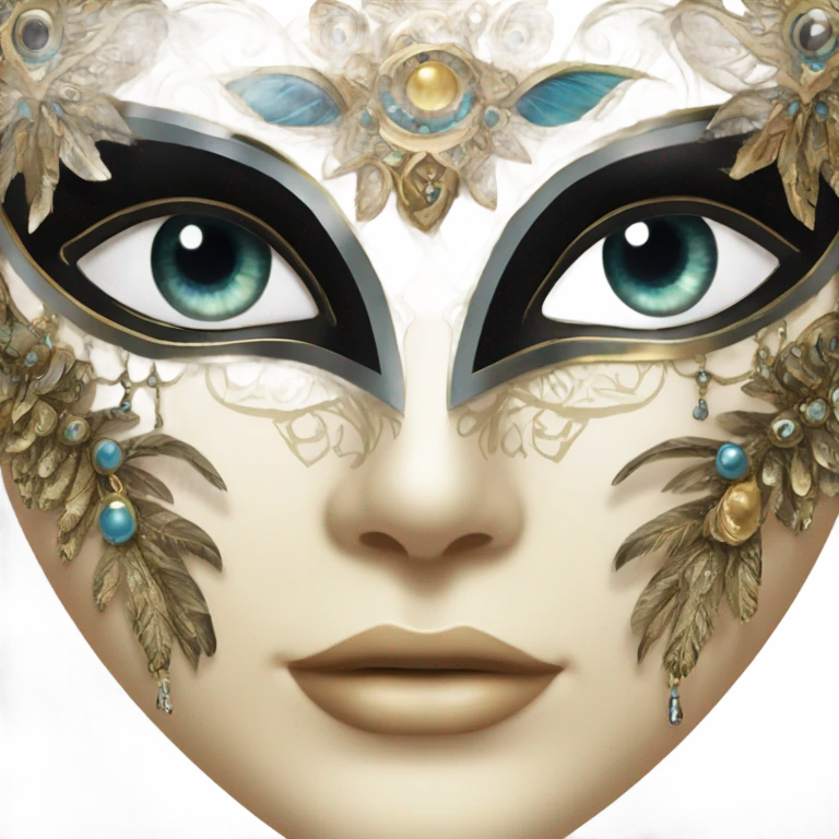 Masquerade eye mask emoji