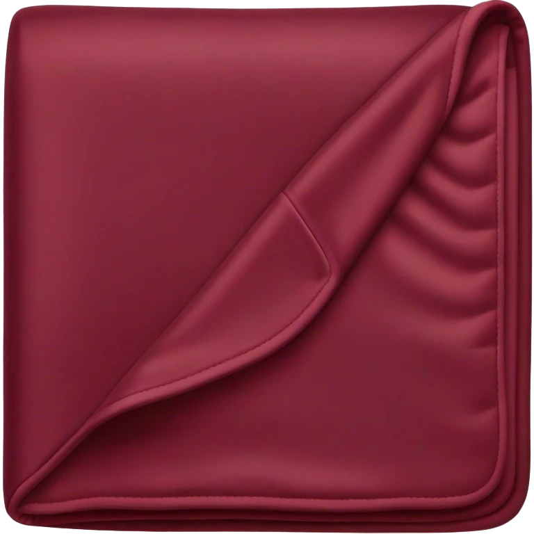  folded blanket Burgundy emoji