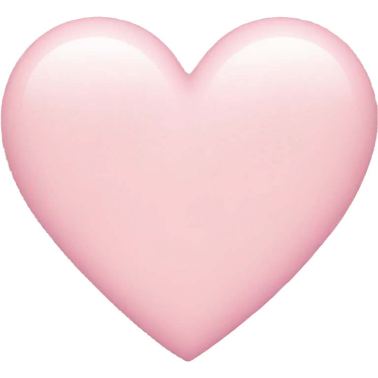 pastel pink heart emoji