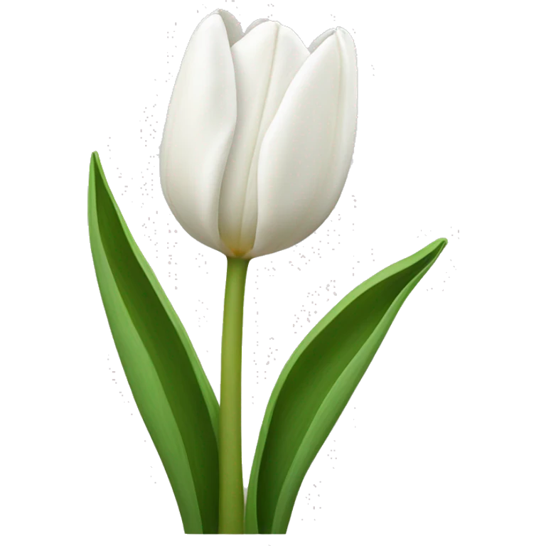 White tulips emoji