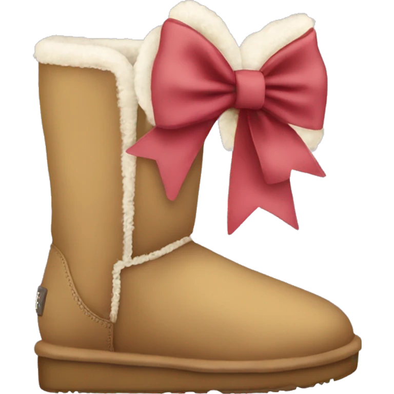 Uggs with bow emoji