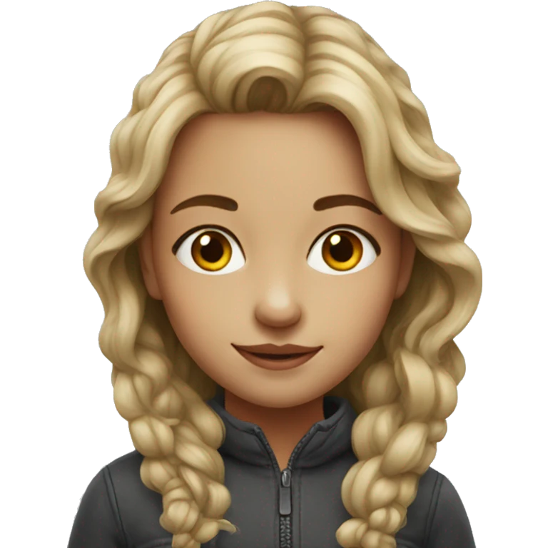 realistic portrait of girl emoji