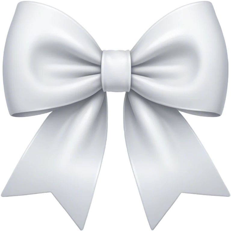 white bow emoji