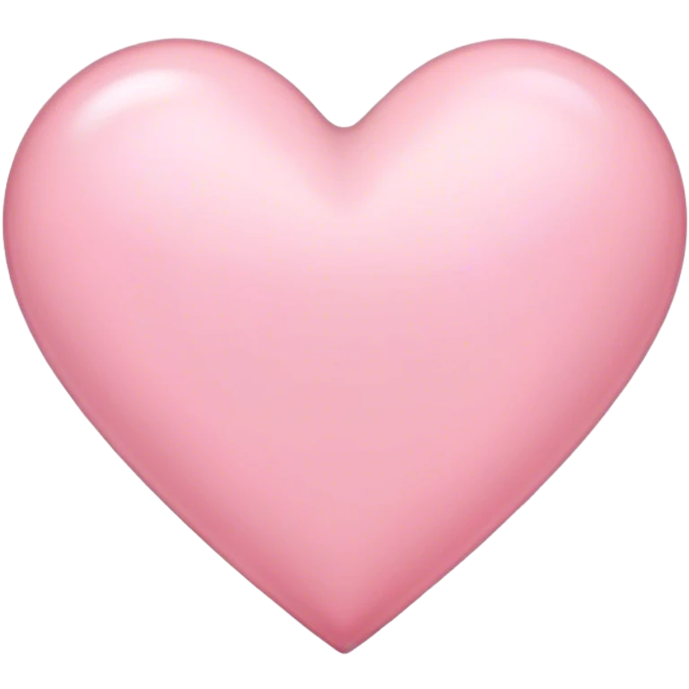 light pink heart  emoji