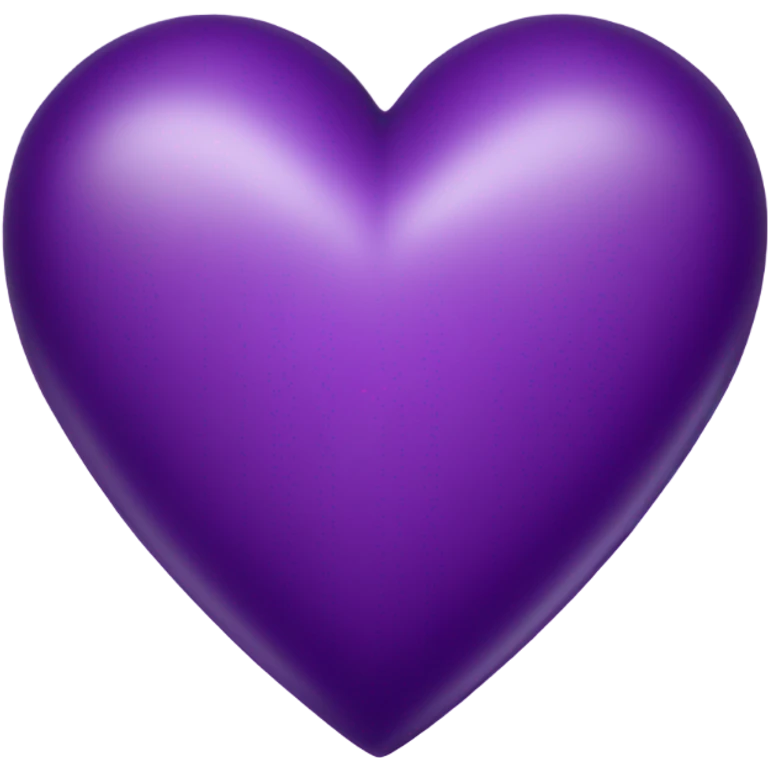 Purple heart emoji