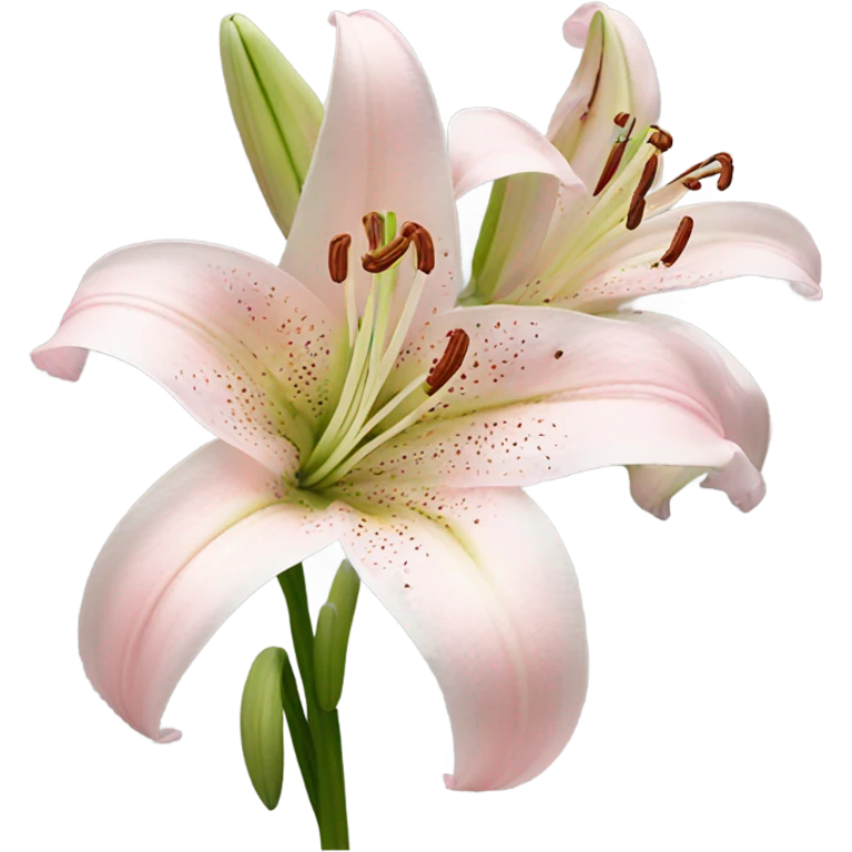 light pink lilium emoji