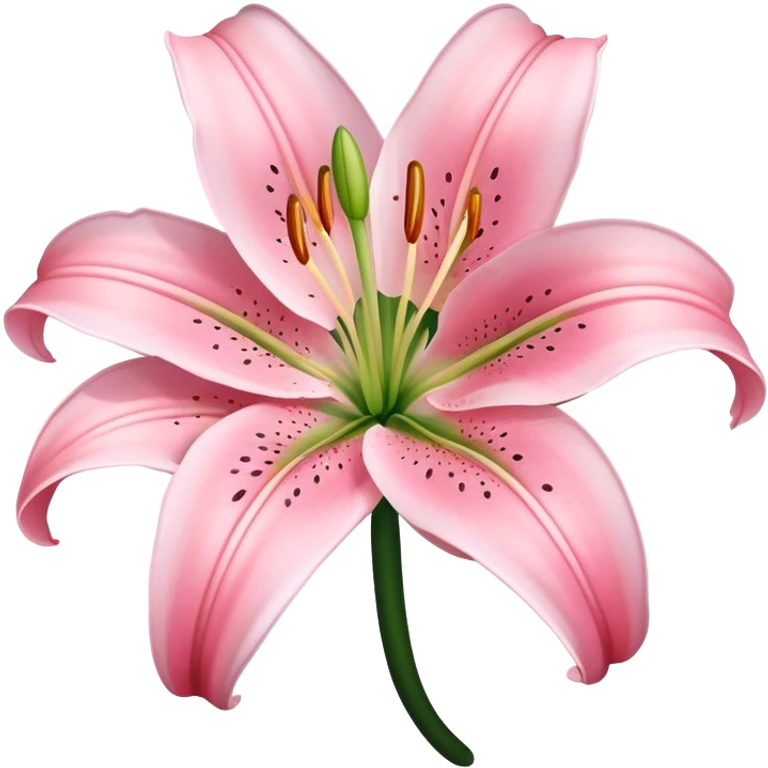 light pink lilium emoji