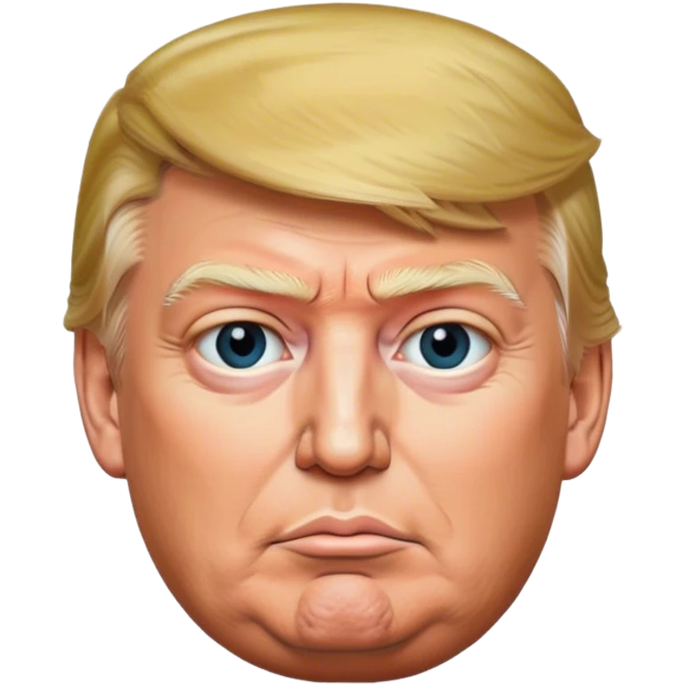 photorealistic Donald trump emoji