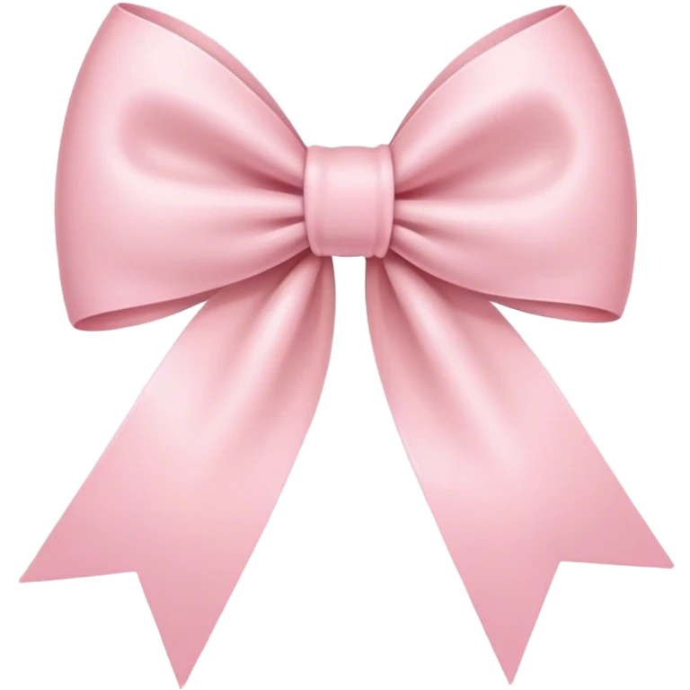 light pink bow on light pink bow emoji