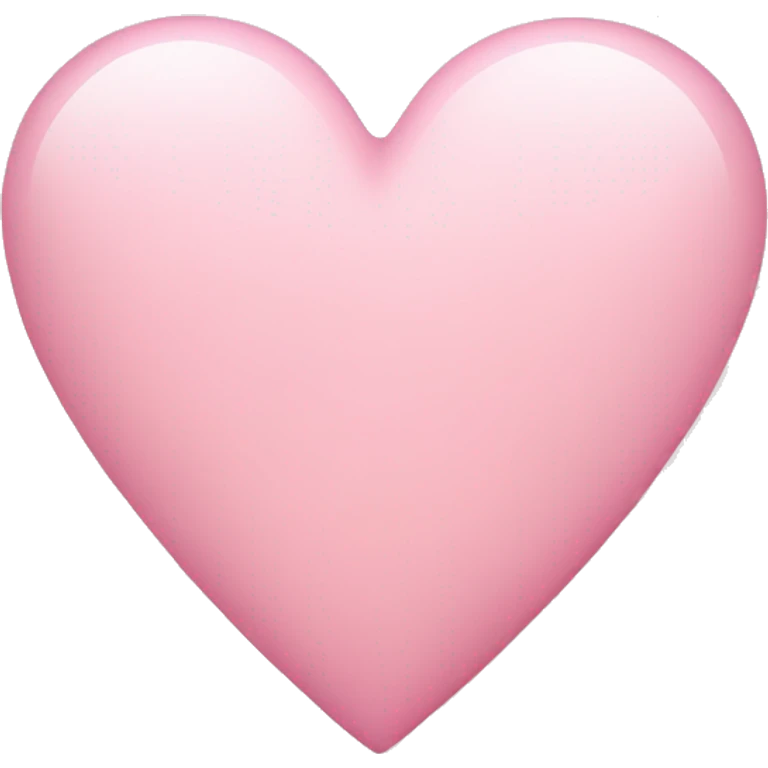 light pink heart emoji