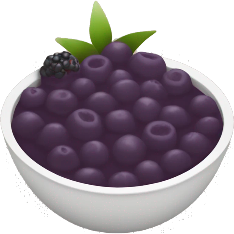 Acai bowl emoji