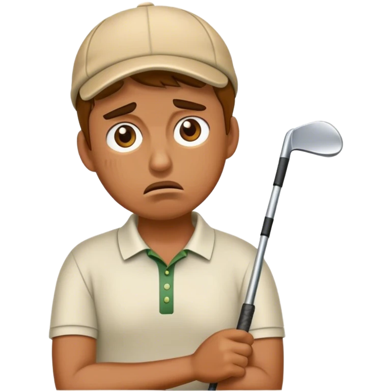 Bad golfer emoji