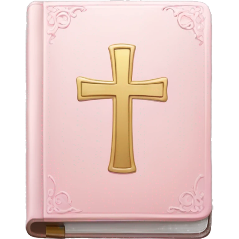 pale pink Holy Bible emoji