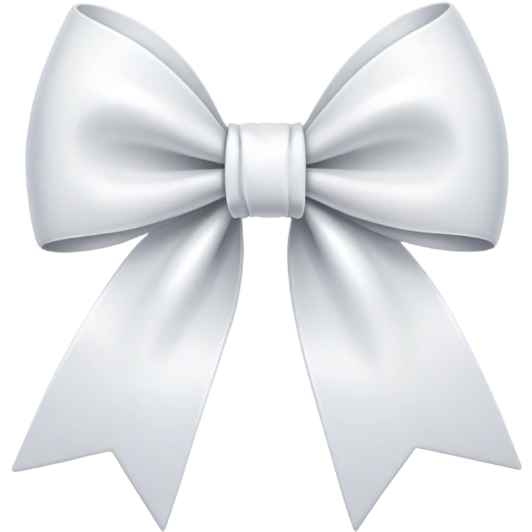 White bow emoji
