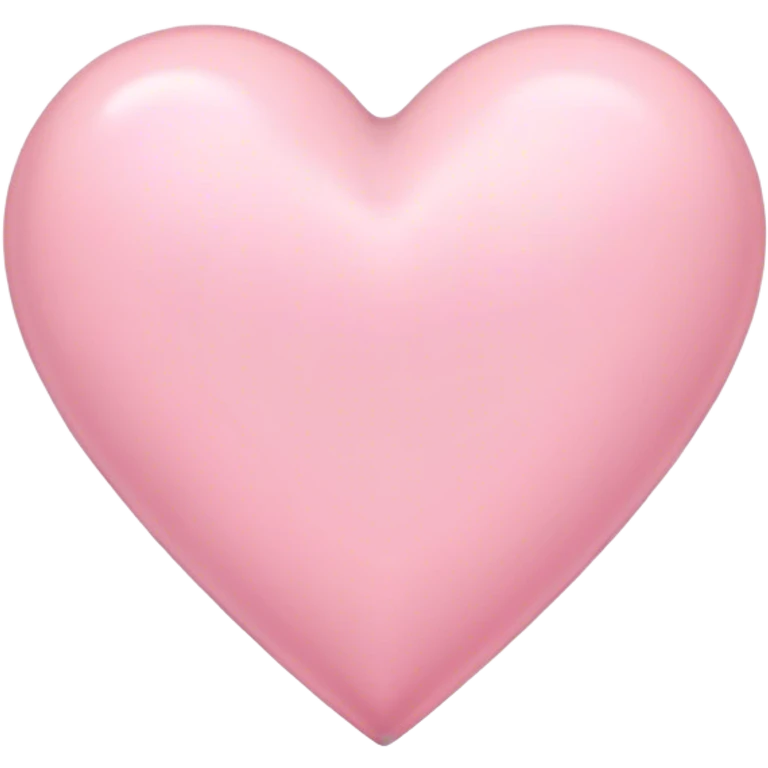 pastel pink heart emoji