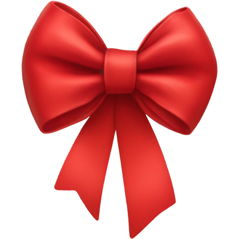 Red bow emoji