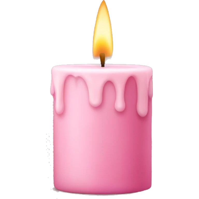 light pink candle emoji
