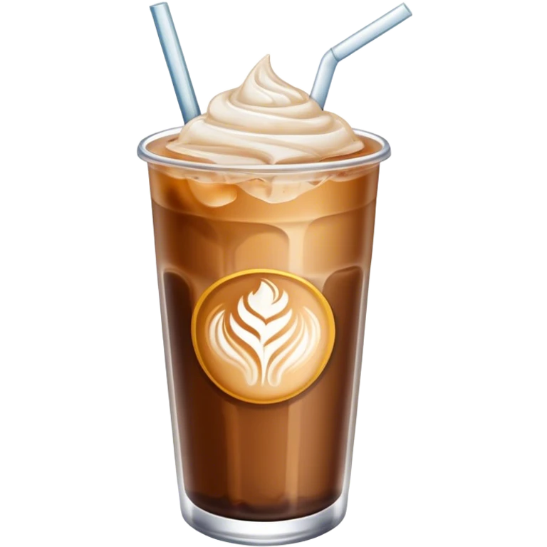 Iced coffee  emoji