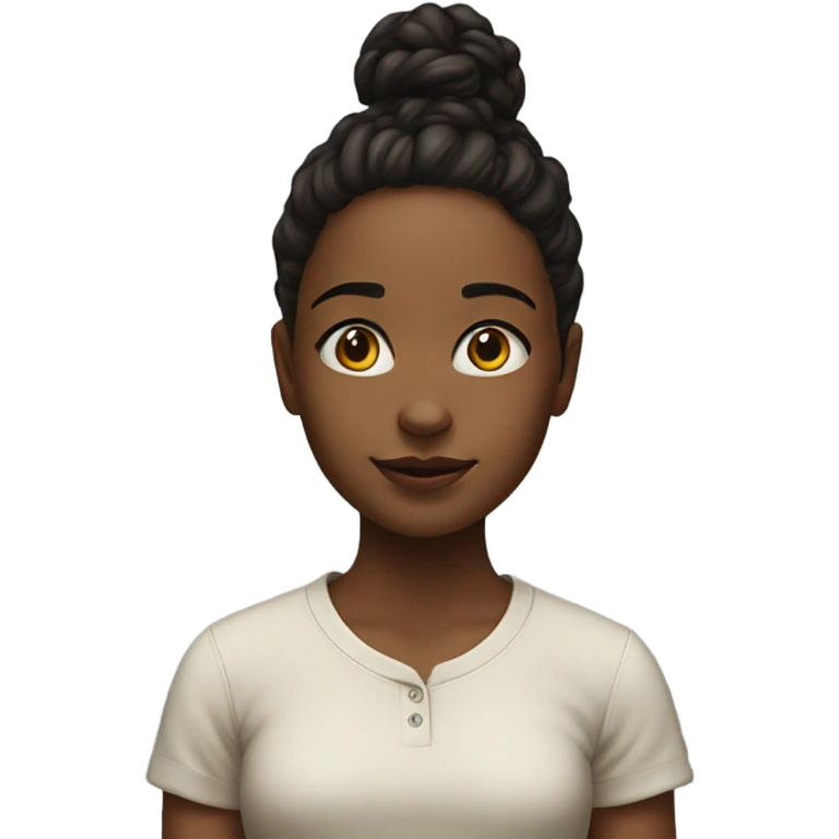 realistic portrait of girl emoji
