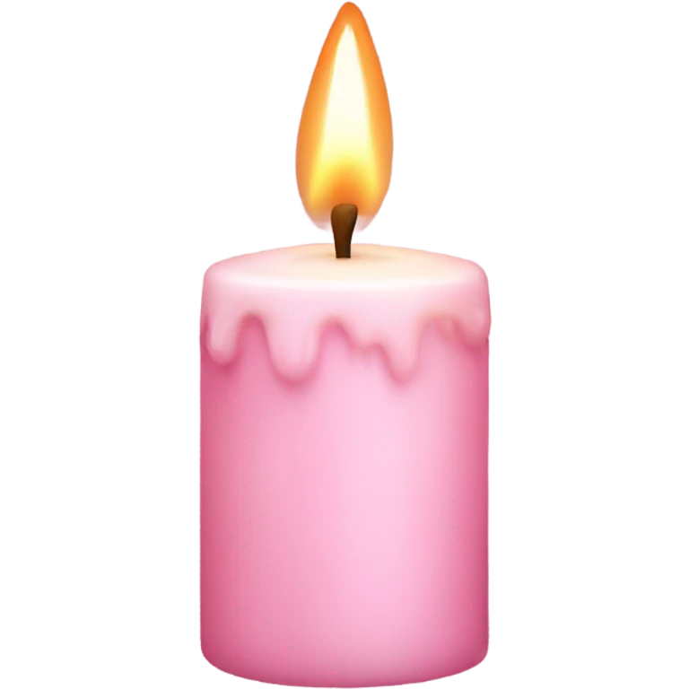 light pink candle emoji