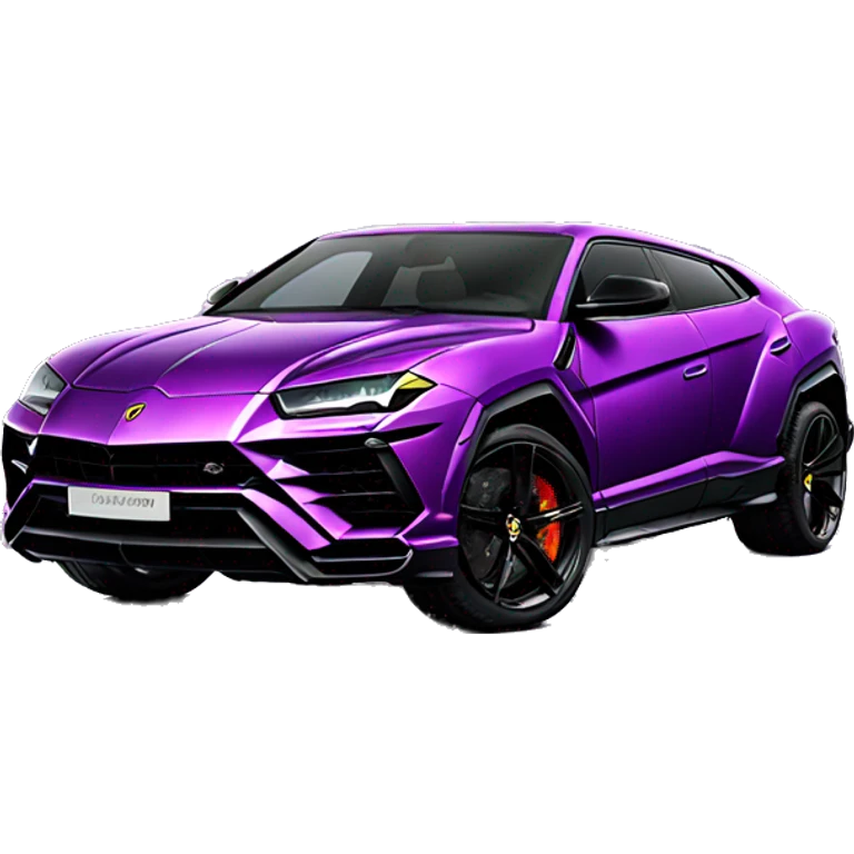 Lamborghini urus purple colour emoji