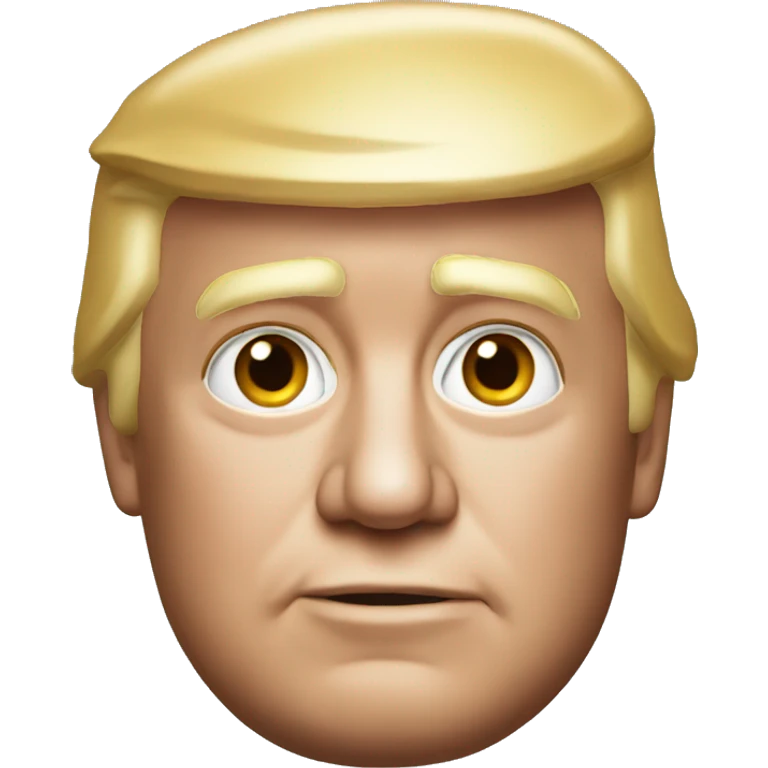 photorealistic Donald trump emoji