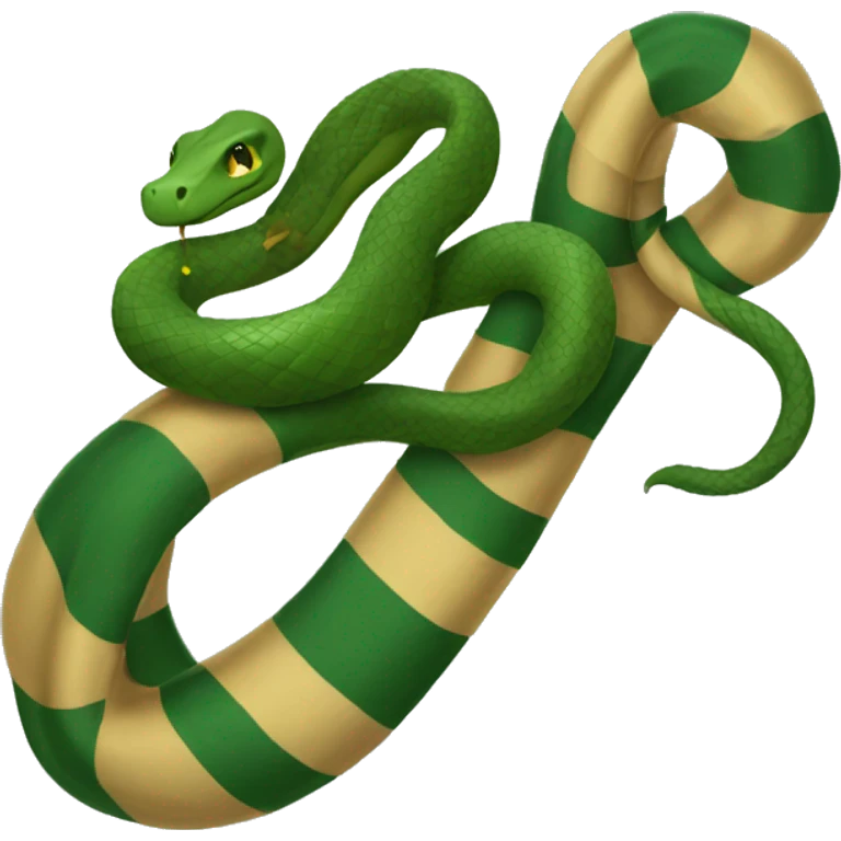 Snake wearing scarf hogwarts emoji