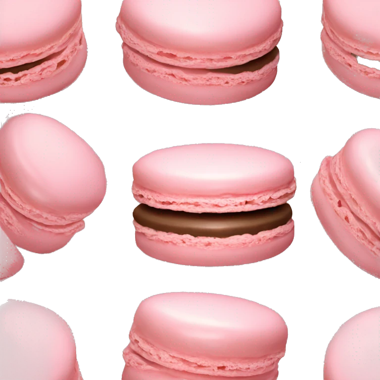 Light pink macaron emoji