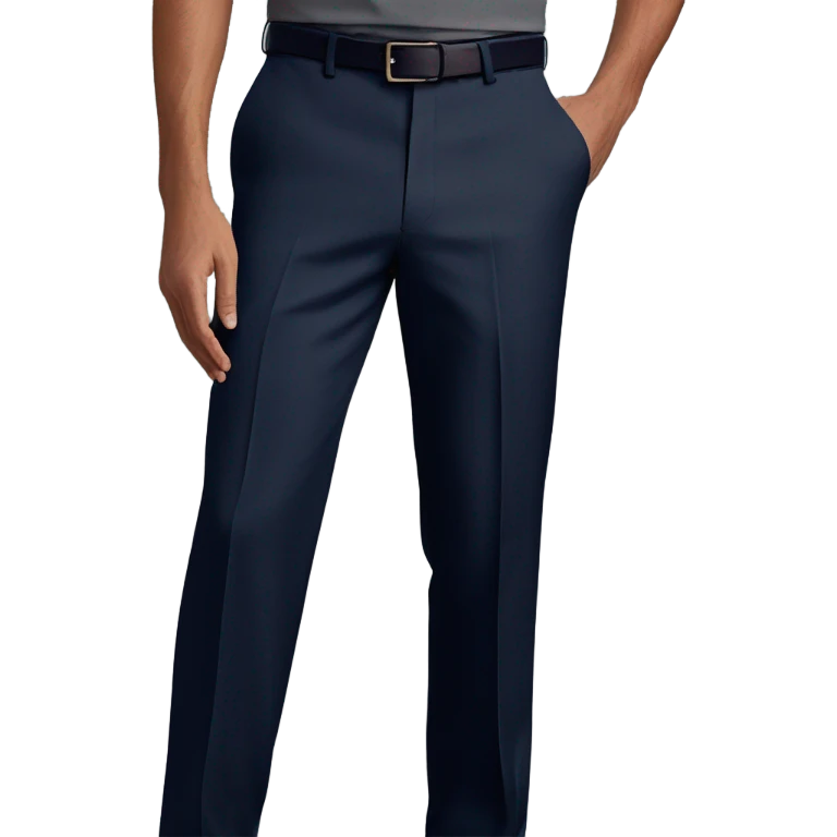 Worsted wool trousers navy  emoji