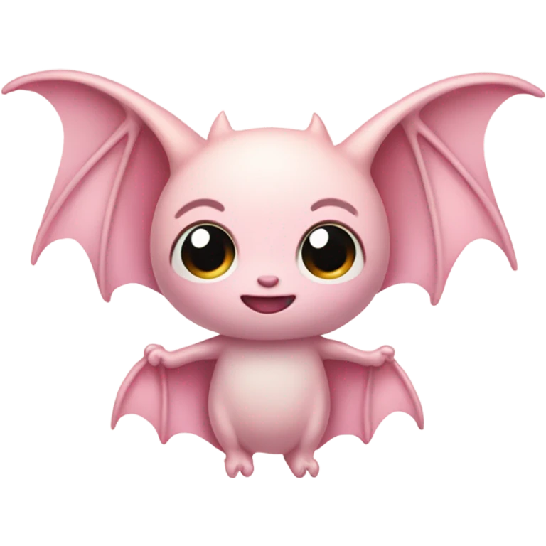 light pink bat  emoji