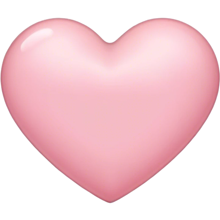 Light pink heart emoji