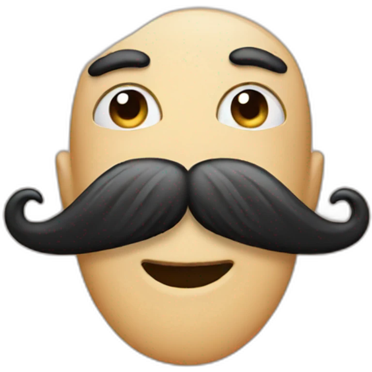 mustache emoji