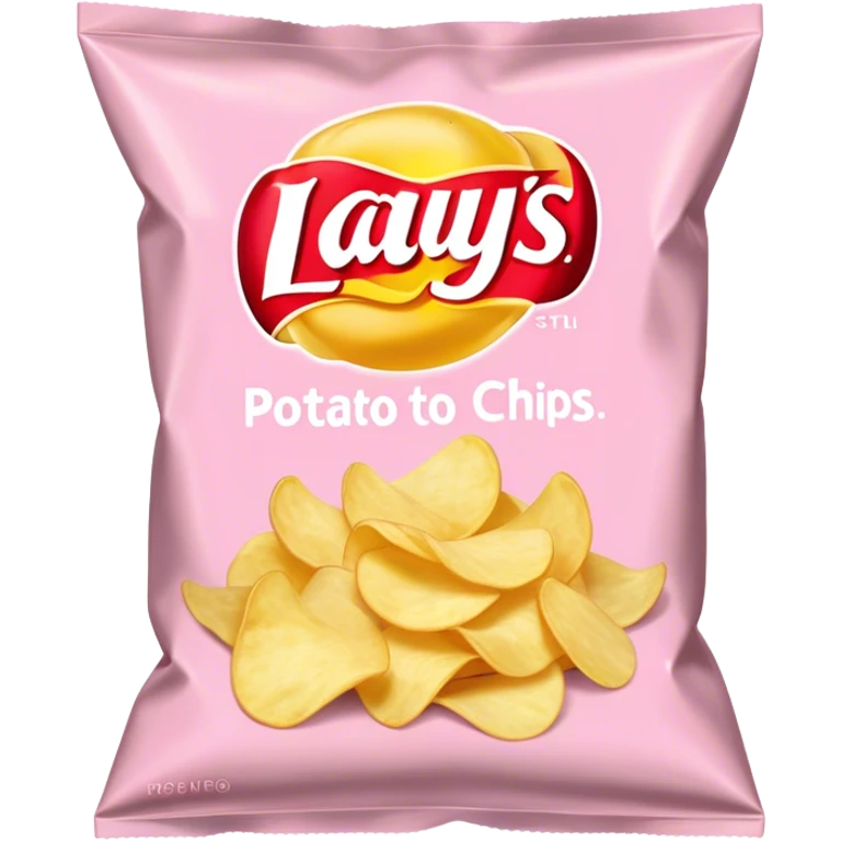 Light pink Lays emoji