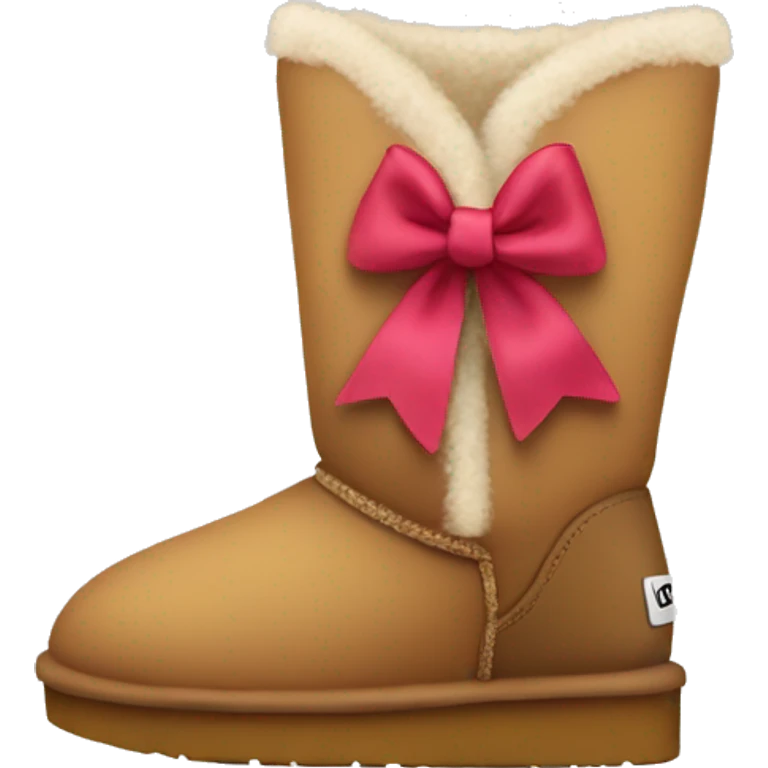 Uggs with a bow emoji