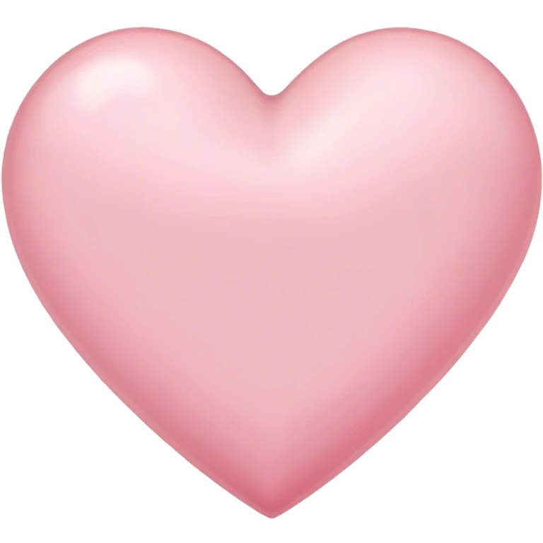 Light pink heart emoji