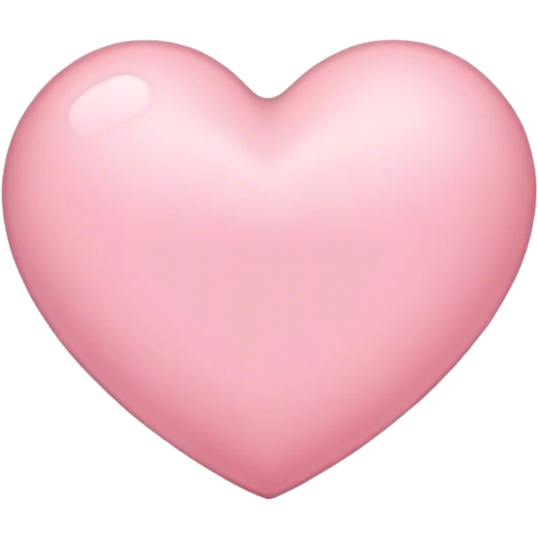 light pink heart emoji