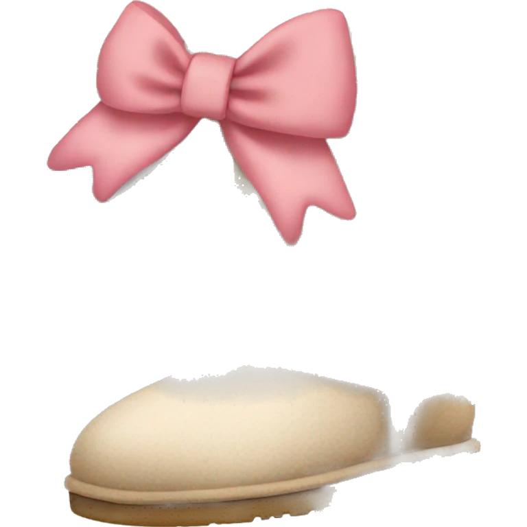 Uggs with bow emoji