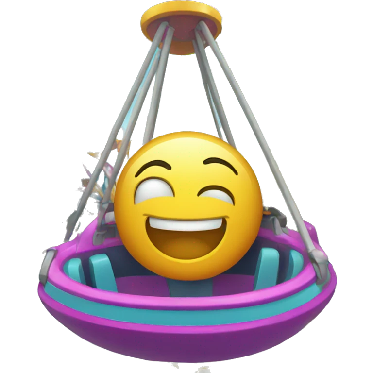 Pendulum ride in amusement park emoji