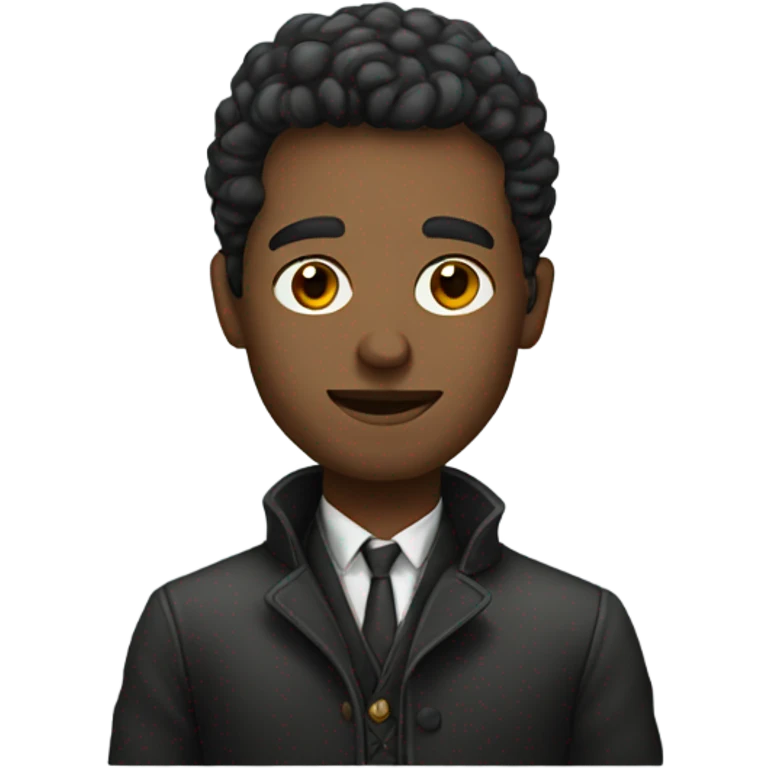 portrait of a stylish male emoji