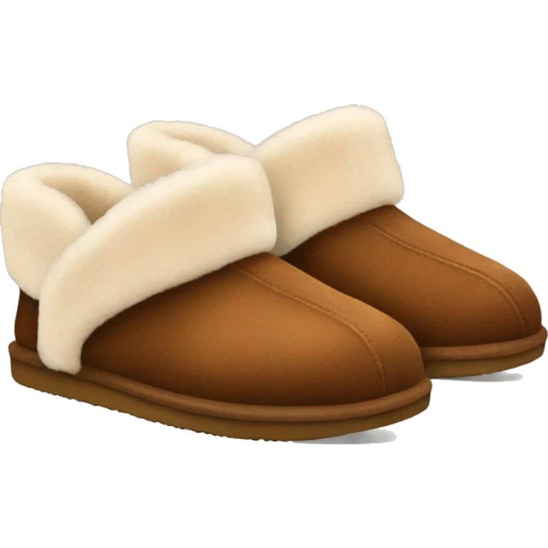 Ugg slippers brown emoji