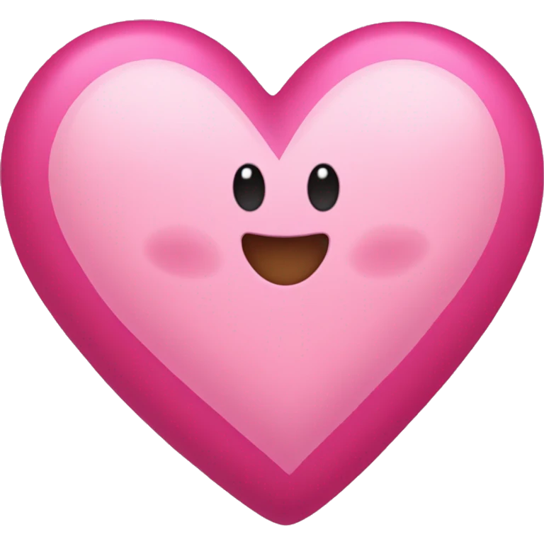 Corazón rosa con lazo rosa emoji