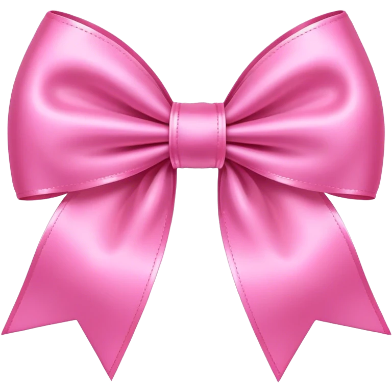 Pink bow emoji