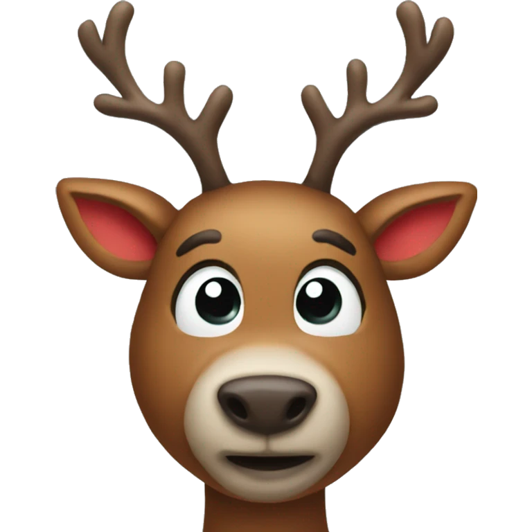 Red Nosed Reindeer emoji