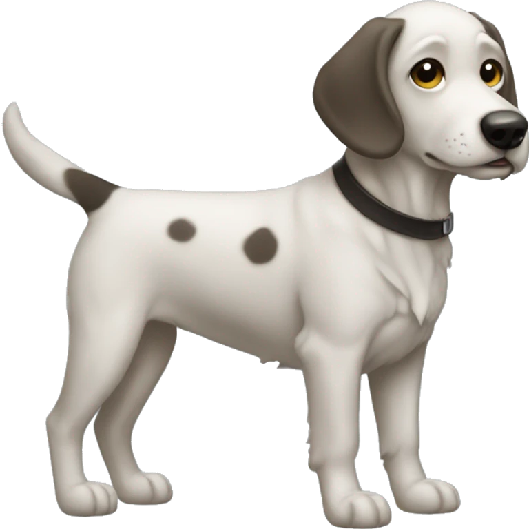 haz un perro con un lazito emoji