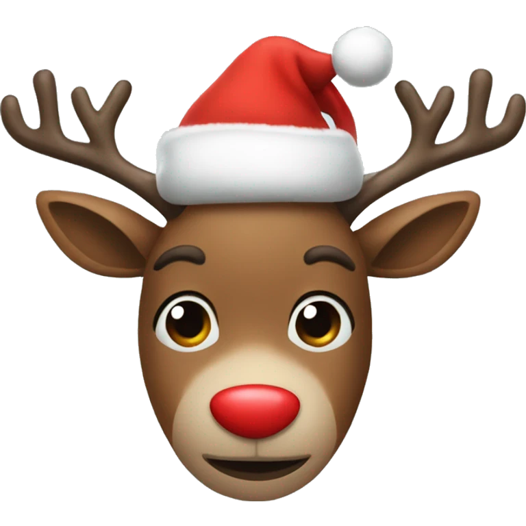 Red Nosed Reindeer emoji