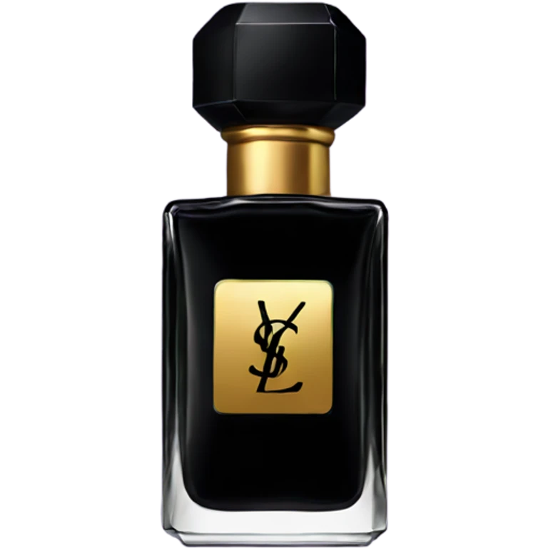 black ysl perfume emoji